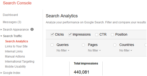 Checking SEO Results in Google Search Console